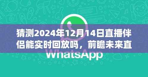 前瞻2024年直播伴侣实时回放功能,未来直播技术解析与发展潜力探索