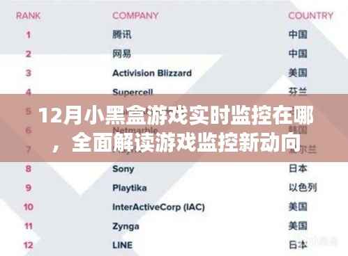 12月小黑盒游戏实时监控解析,掌握游戏监控最新动态