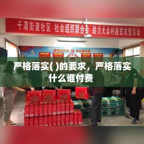 严格落实( )的要求,严格落实什么谁付费